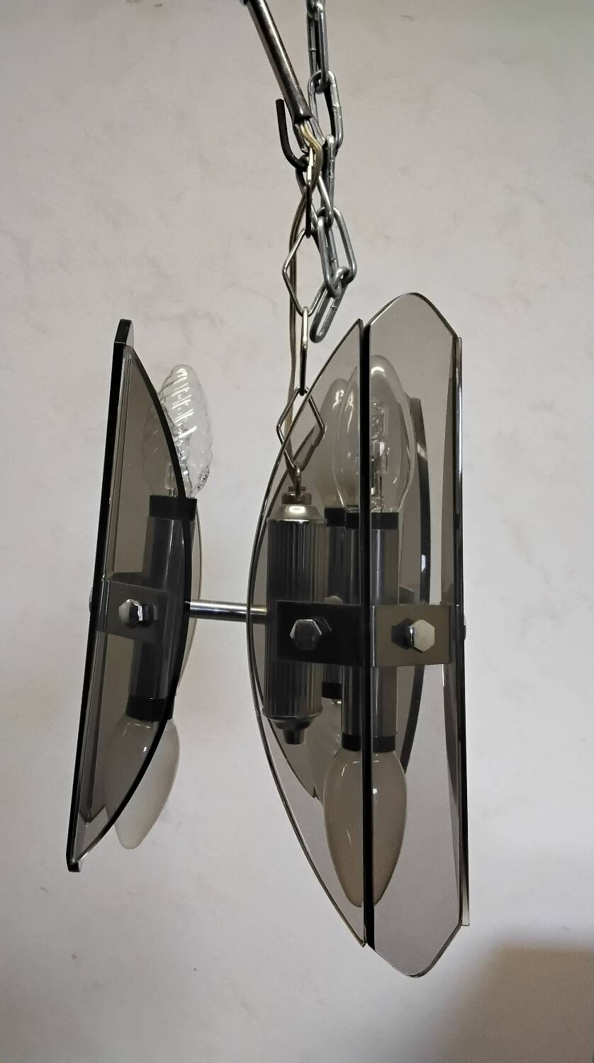 Vintage 70s Chandelier / Pendant Light