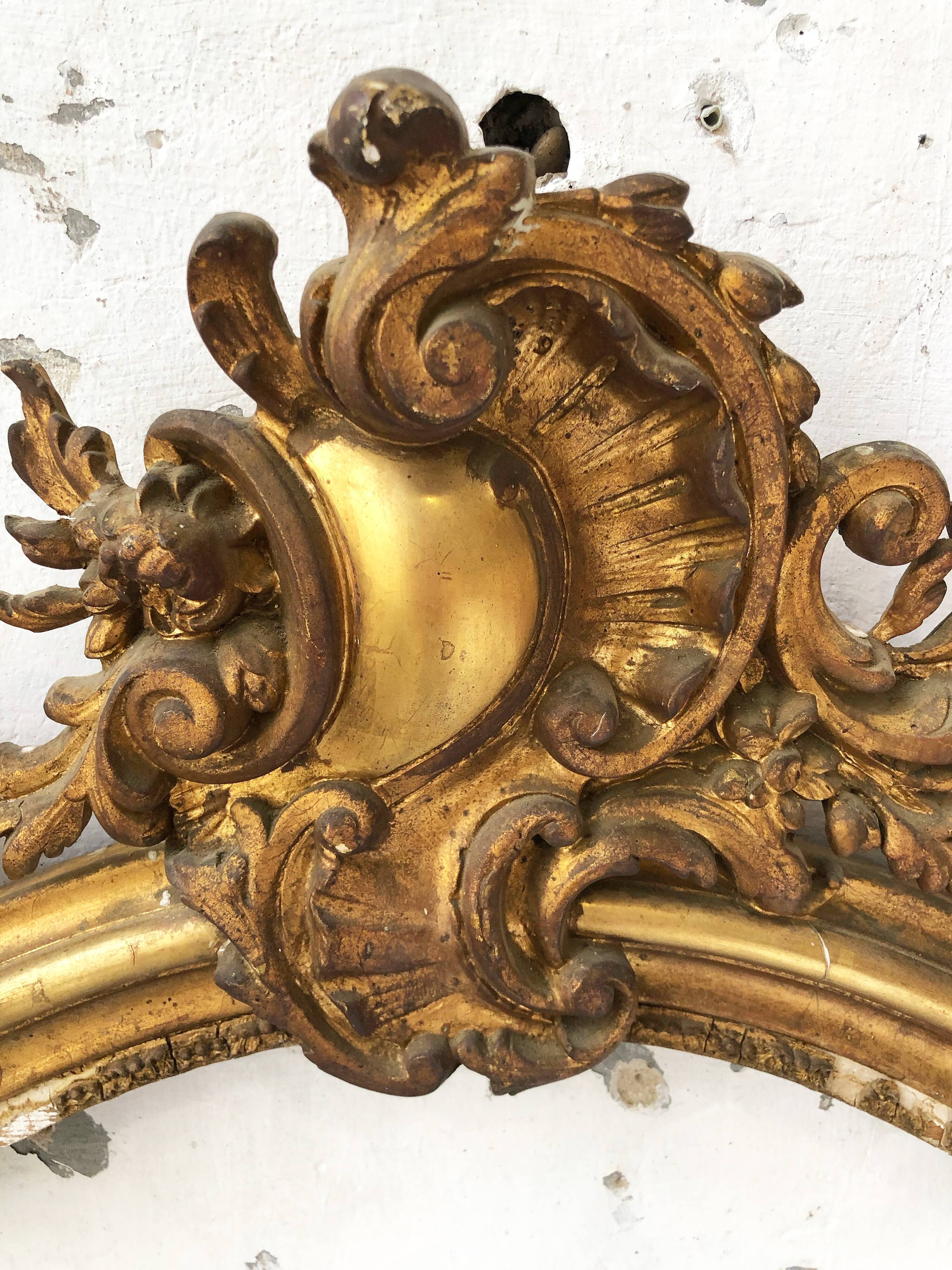 Louis XV Rock mirror frame