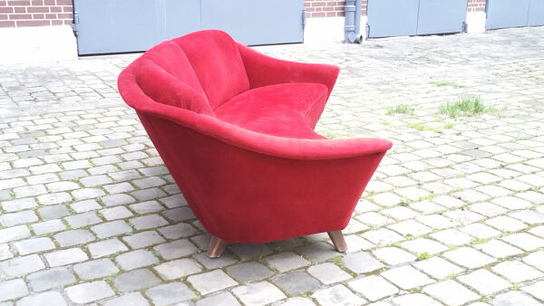 Canapé arc années 50/60 Curved Arc styl italien