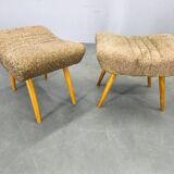 Pair of Czech Mid Century Stools, 1960s
