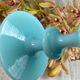 Cup or large glass in blue opaline from Portieux