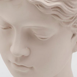 Woman's head pot cover "Athena" pale pink