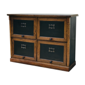 Wooden cladding cabinet