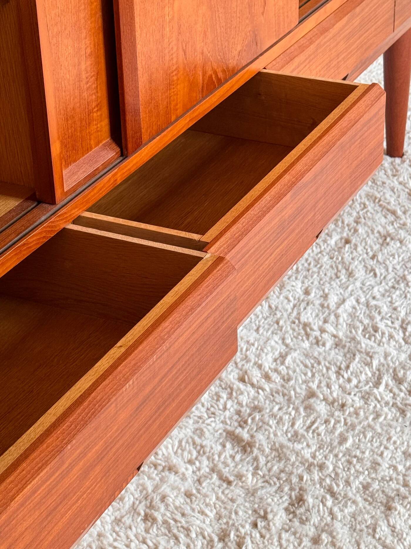 Vintage Scandinavian teak sideboard from the 1960s "Mads"