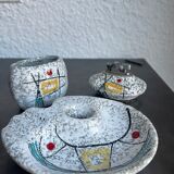 Ensemble fumeur Vallauris années 50/60
