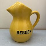 Vintage yellow carafe pitcher