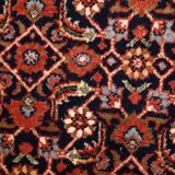 Tapis Indo-Tabriz Vintage Indien, Années 1980, Élégance Artisanale