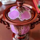 Très joli pot avec couvercle Vallauris