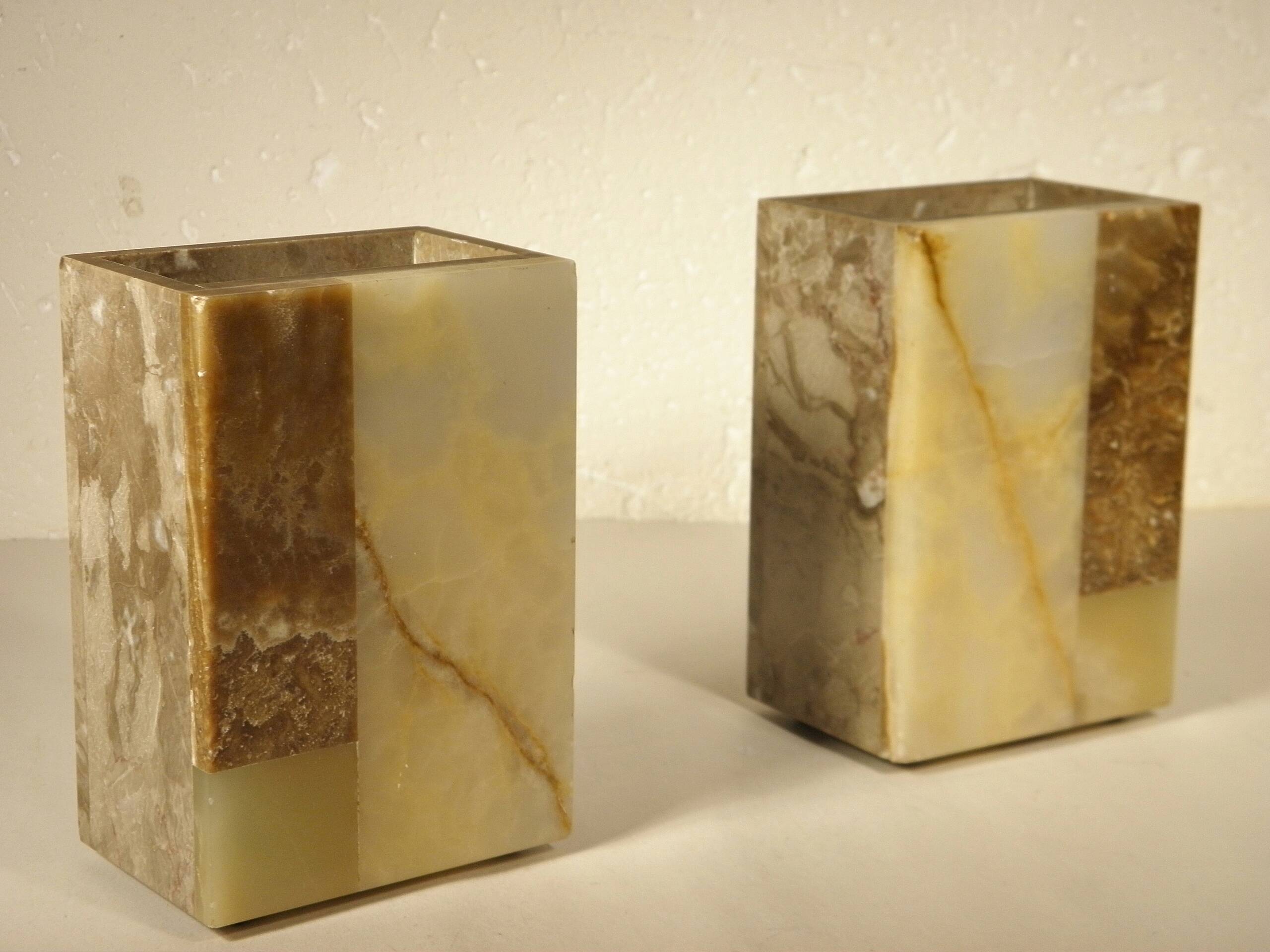 Marble bookends 1930