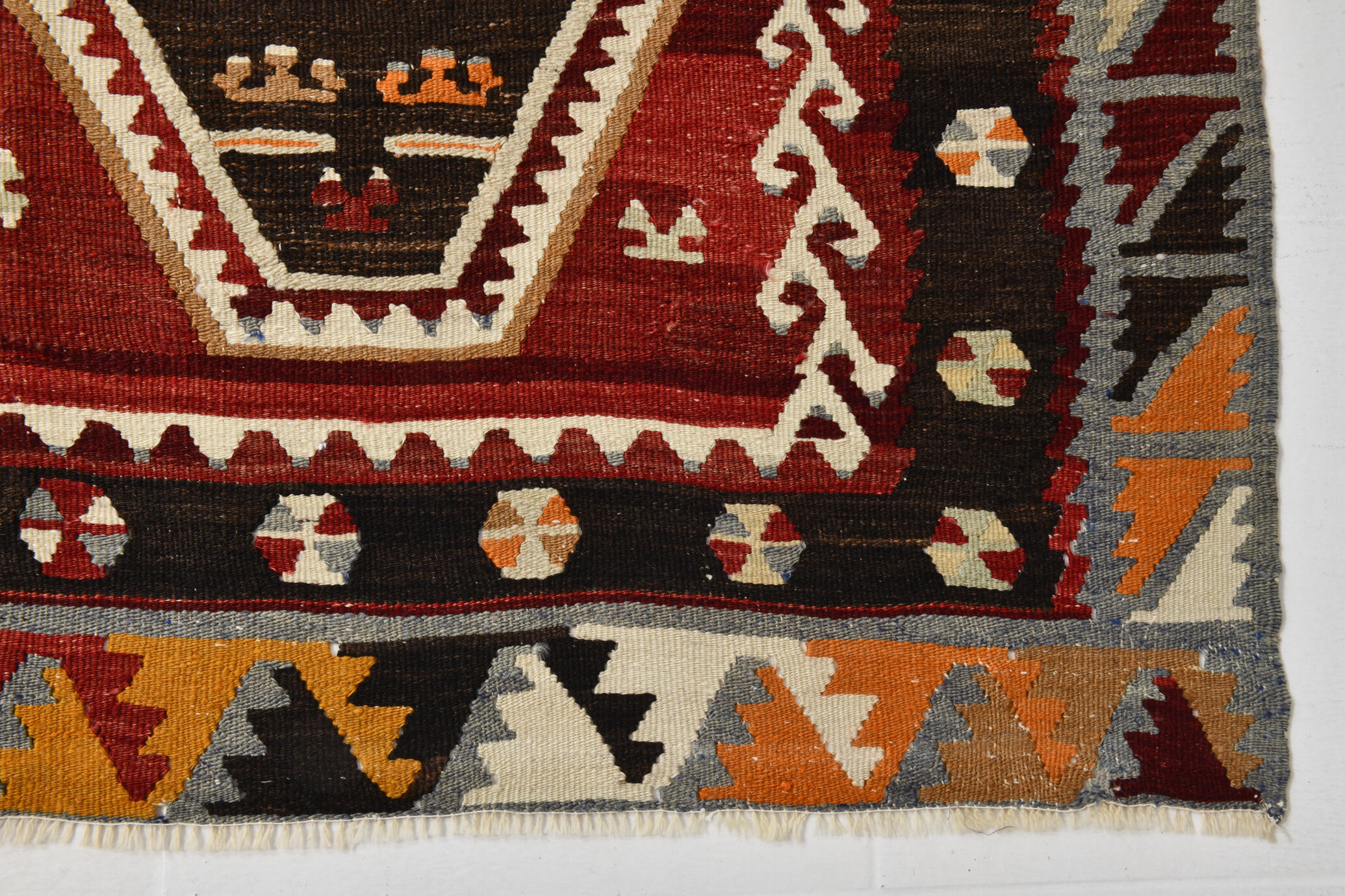 5x10 tribal handmade kilim rug, 156x310cm