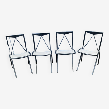 Cattelan folding chairs: set of 4