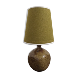 60s/70s sandstone bedside lamp