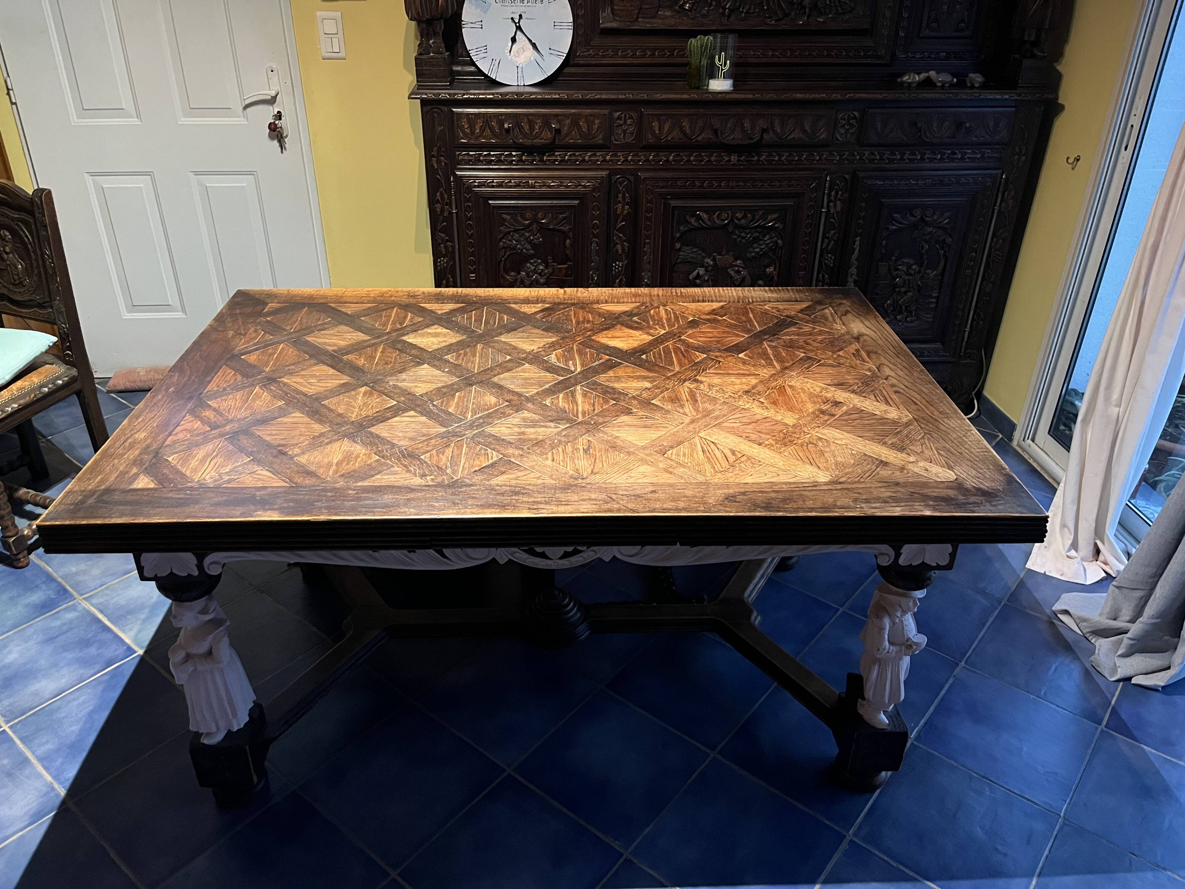 Old Breton style table from 1950.
