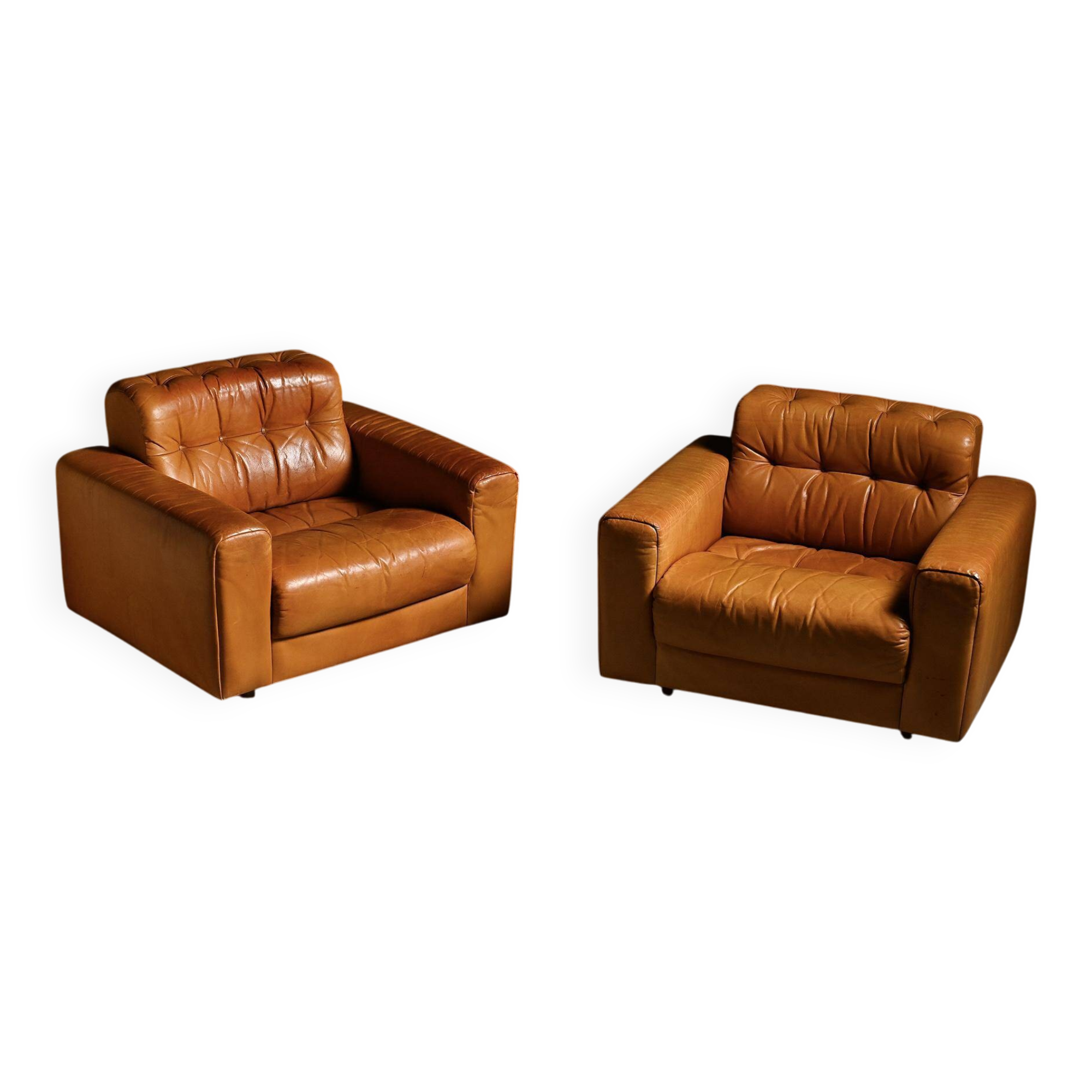 Paire de fauteuils DS-40 de Sede, Suisse, circa 1970