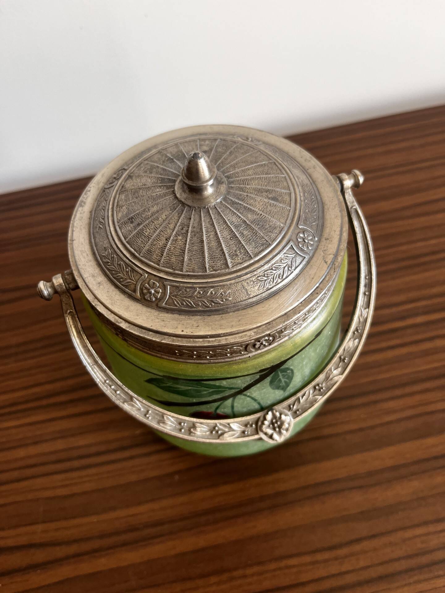 Antique biscuit jar