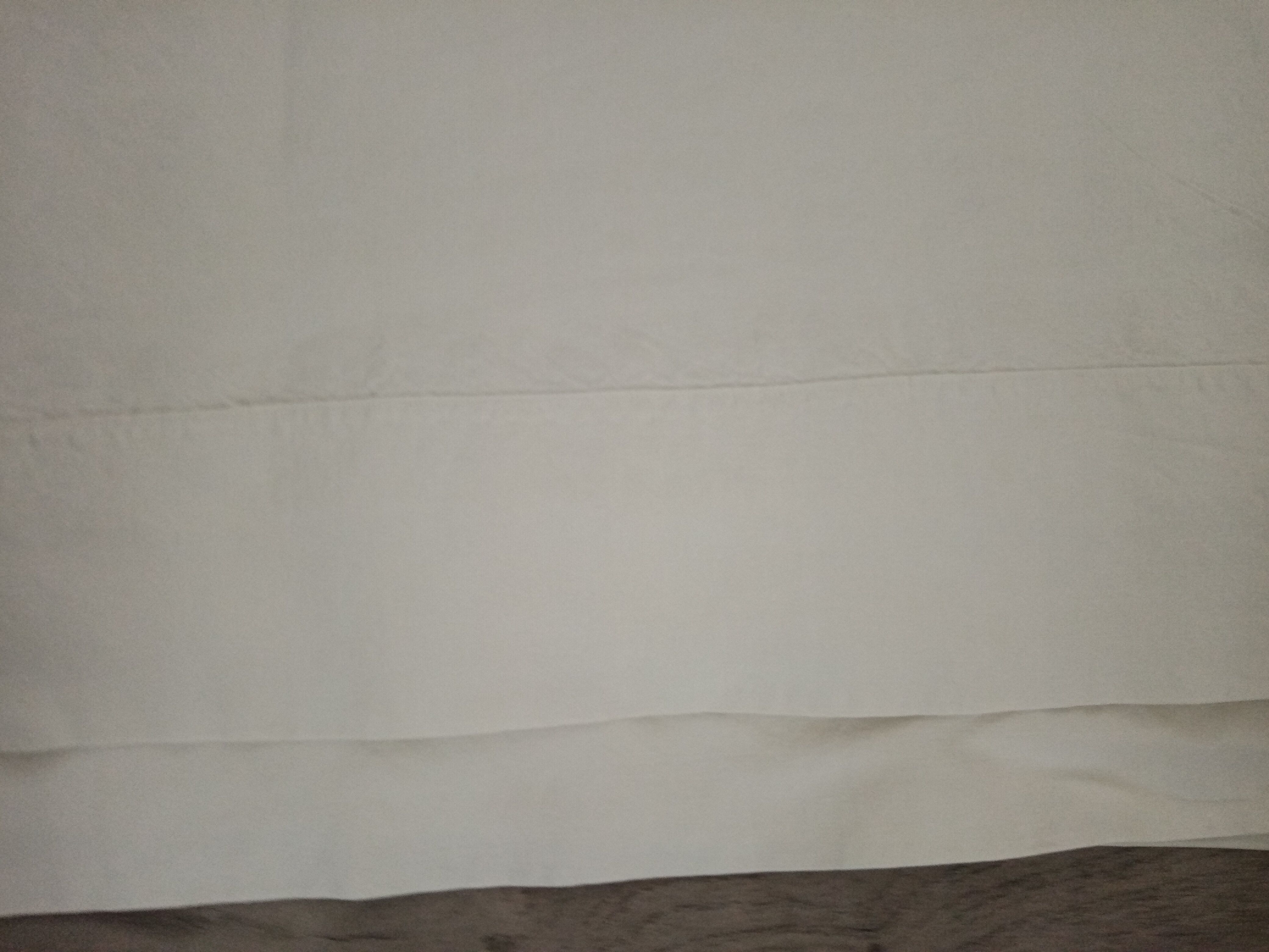 Old embroidered monogrammed sheet EC métis sheet 285 x 200 cm