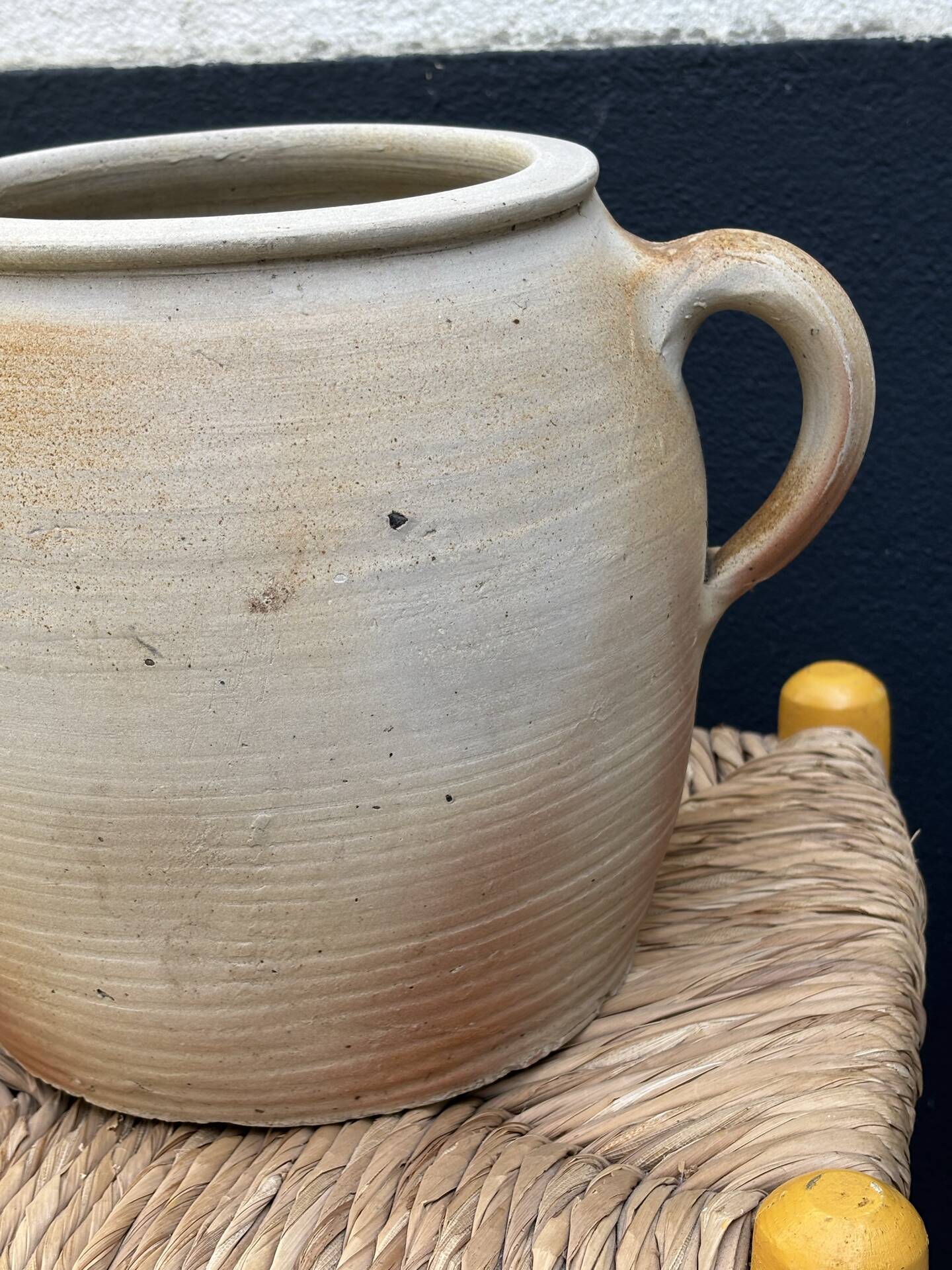 Old terracotta pot