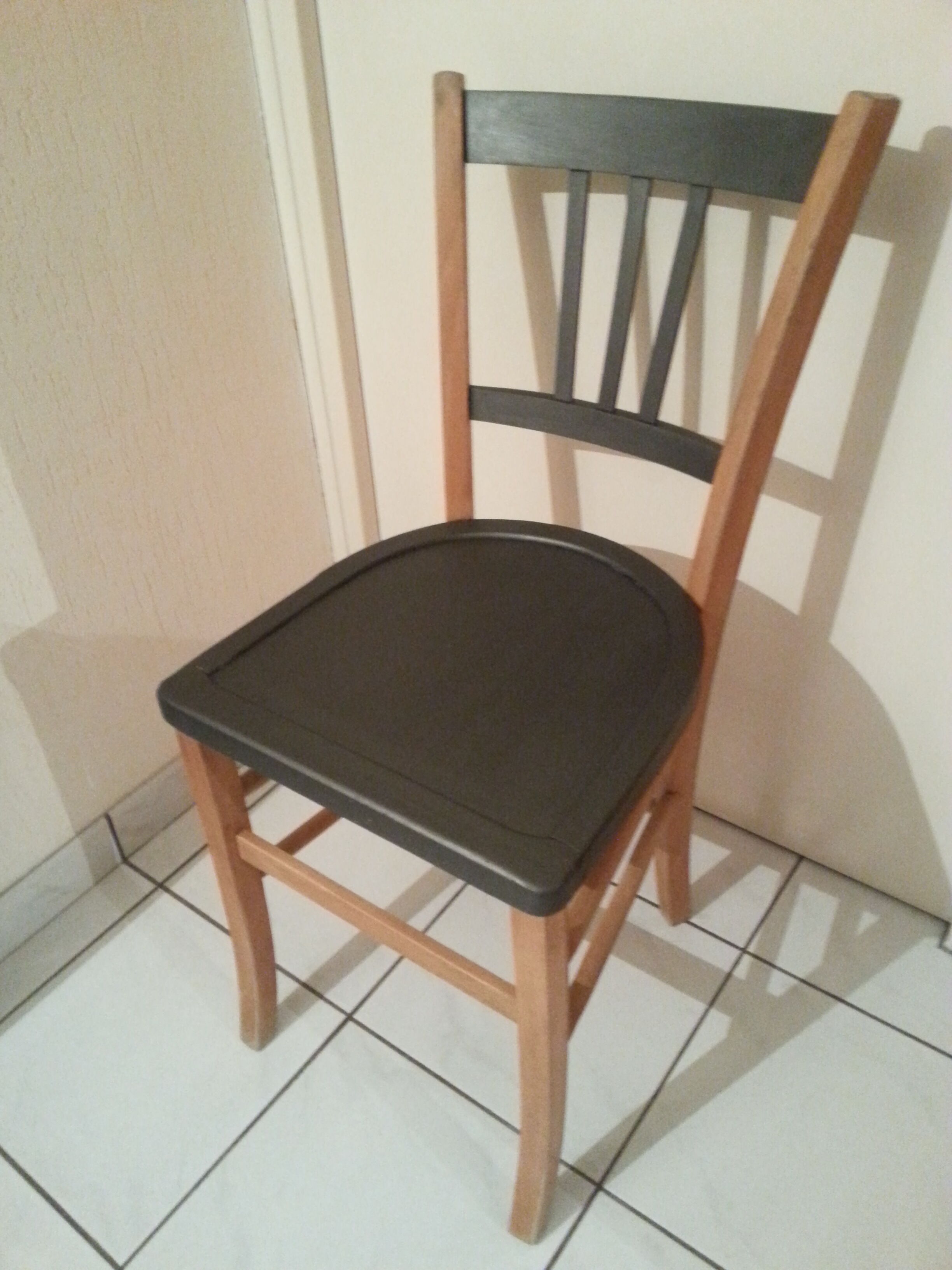 Chaise vintage bois