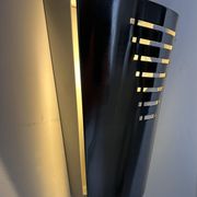 Vintage brushed metal wall lamp, Germany 1980s