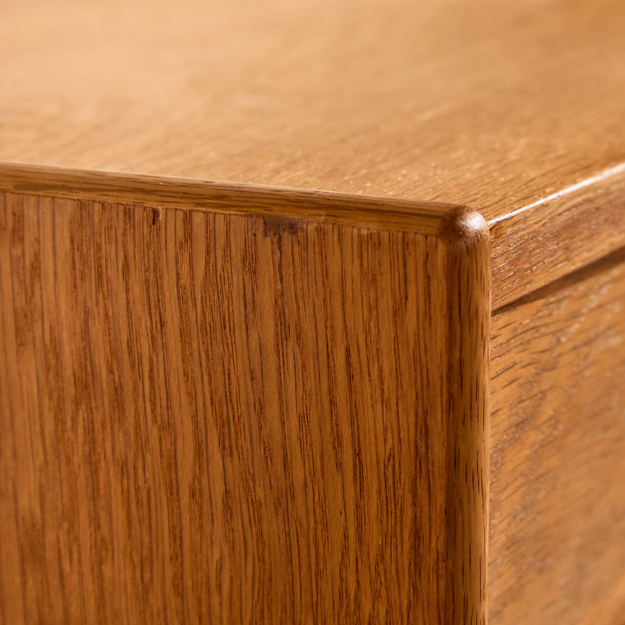 Restored oak dressing table