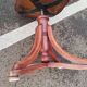 Vintage wooden antique office chair