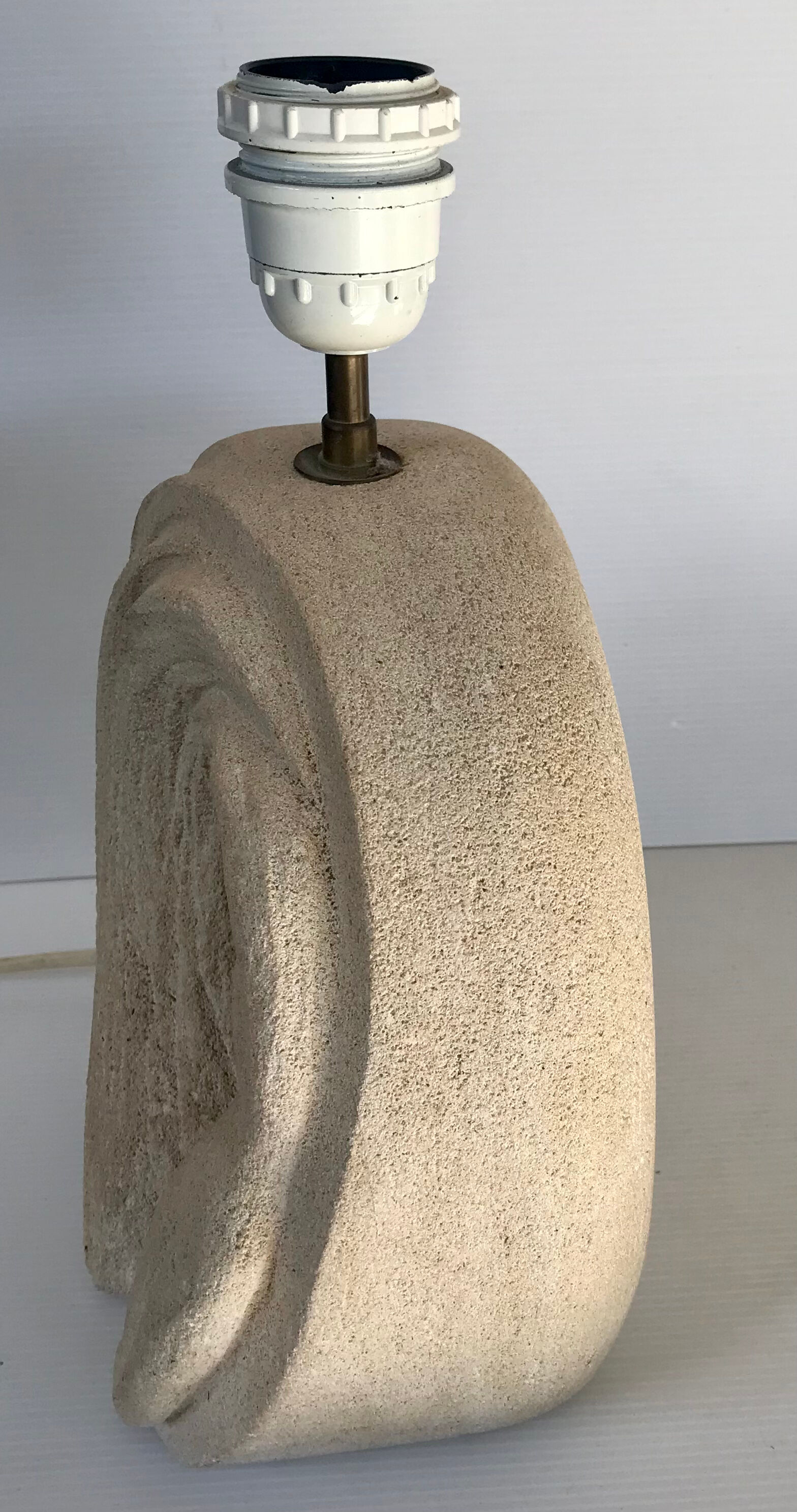 Stone lamp Arsène Galisson