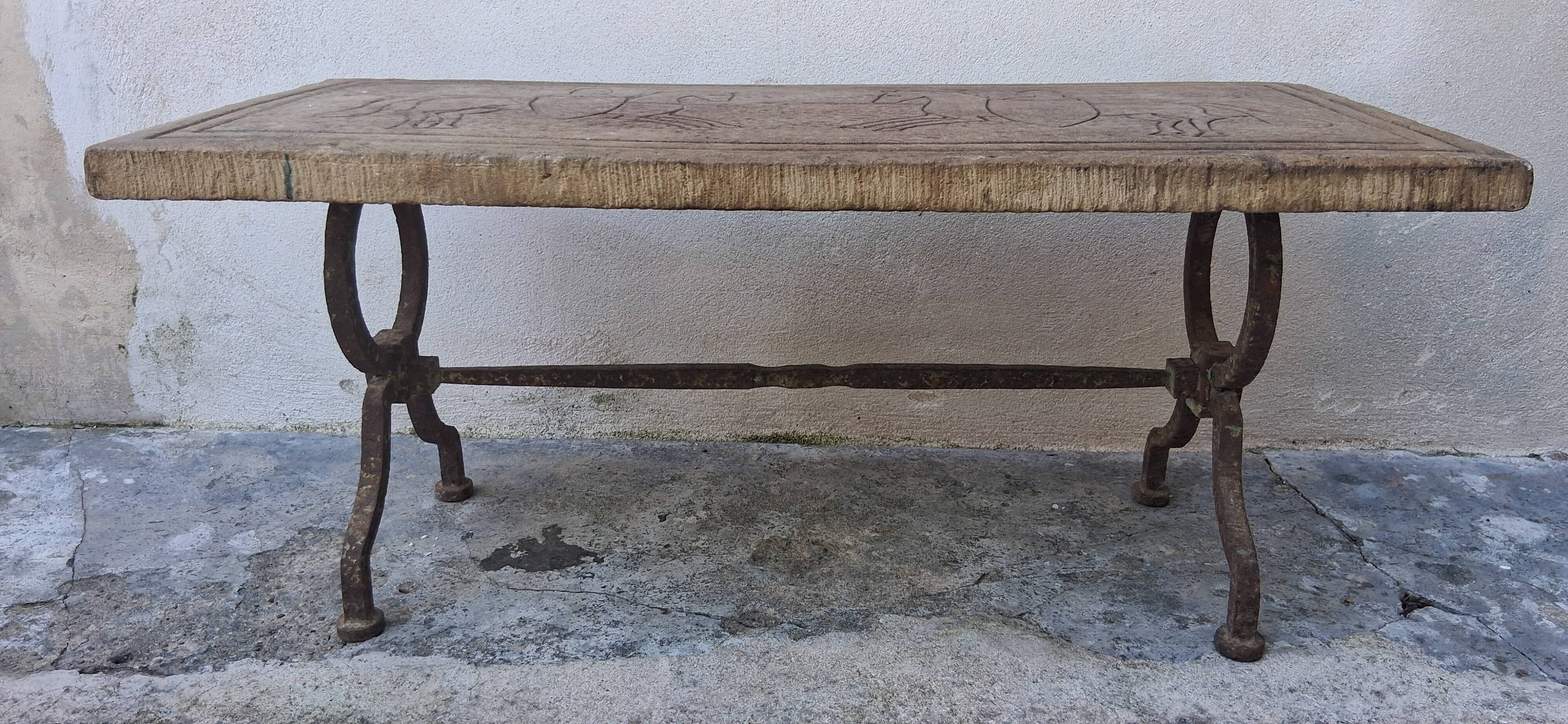 Table basse gibert poillerat