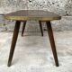 Table d’appoint table basse porte plantes cactus fleurs vintage midcentury 1950 ancien