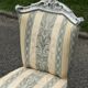 Chauffeuse de style Louis XV avec repose-pieds assorti – XXe siècle