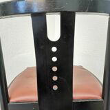 Vintage thonet original postmodern dine chair / made in 2000 vienna / bentwood dining chair / brown