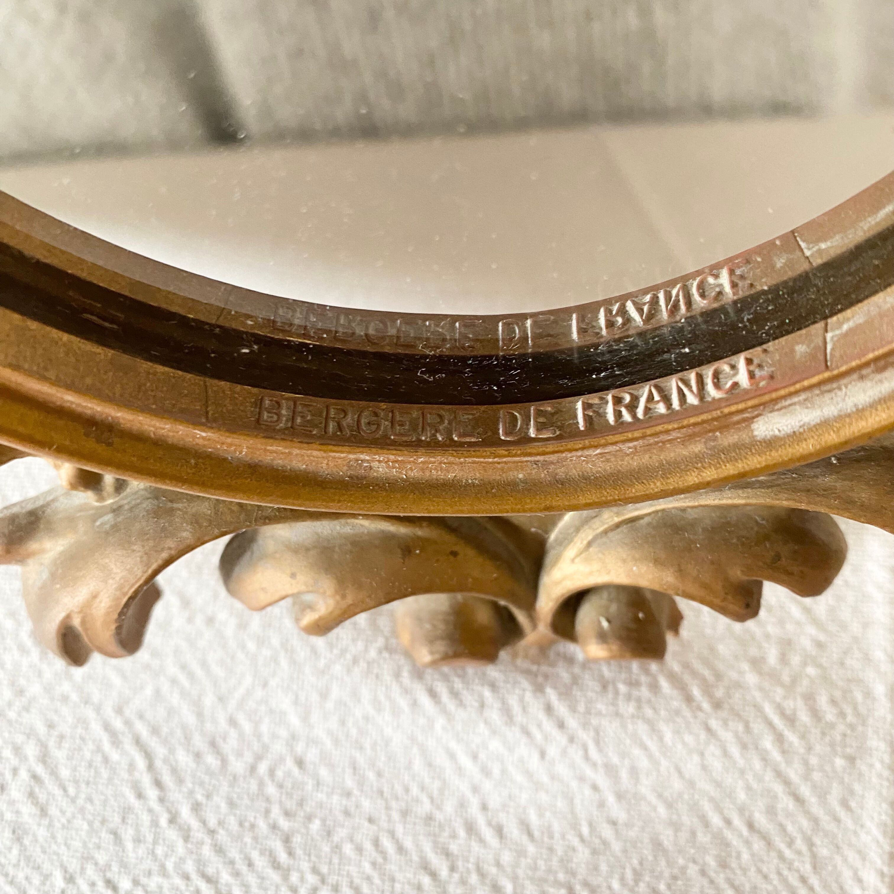 Vintage golden mirror