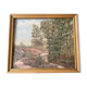 Painting painting old school of Barbizon nineteenth