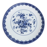 Assiette de collection en porcelaine rijks museum fleurs et oiseaux bleus, vintage et collector