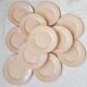 Lot de 12 assiettes à dessert Digoin rose