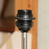 Scandinavian metal wood floor lamp