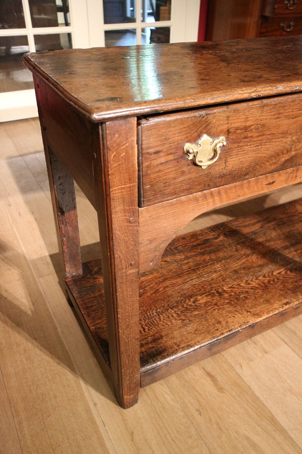 18th Century oak sidetable