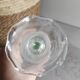Vase tulipe verre craquelé