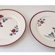 Badonviller Rosador flower dinner plates