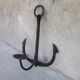 Candle holder wrought iron marine anchor