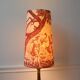 Red toile de Jouy lampshade, Diana the Huntress Greek goddess