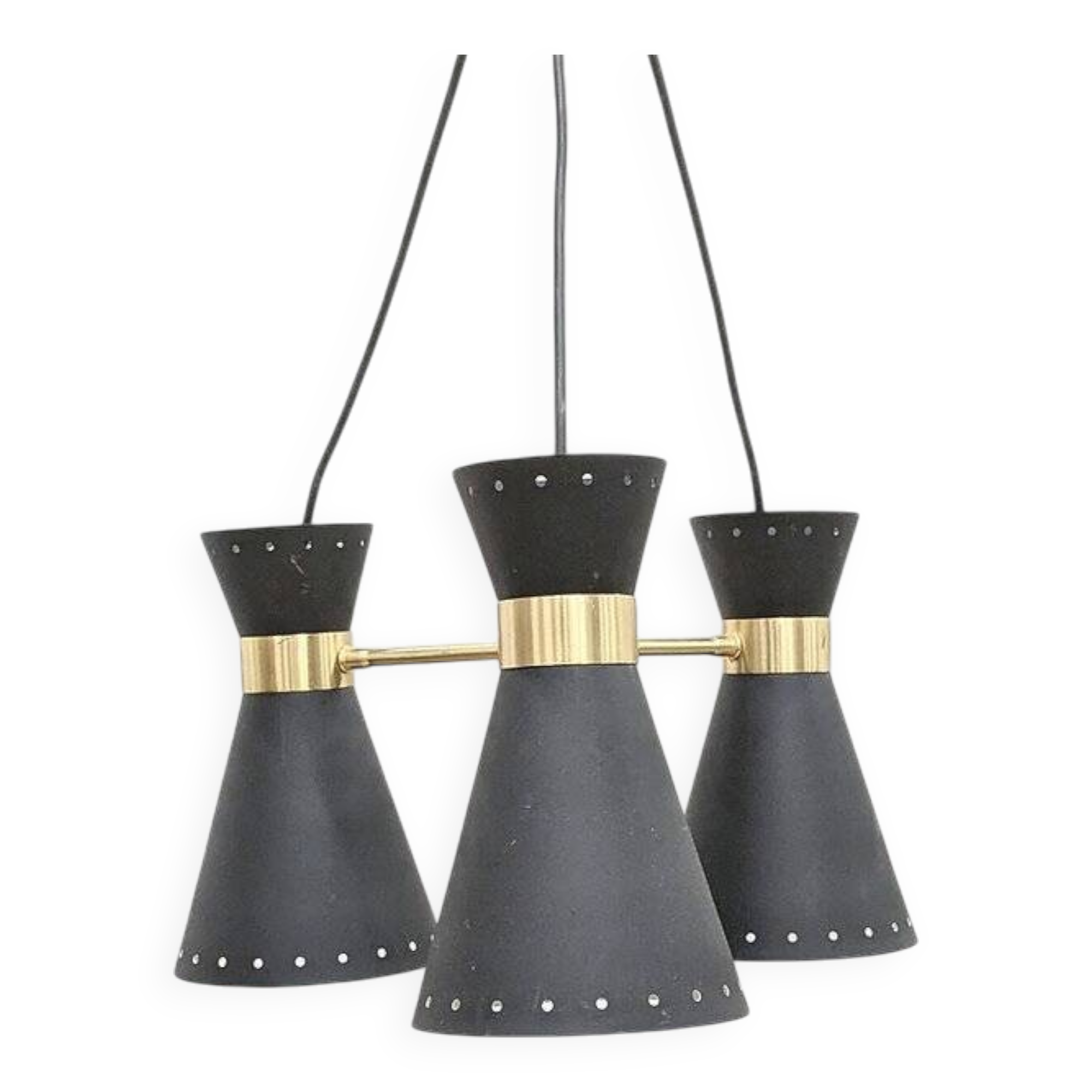 Vintage black pendant light