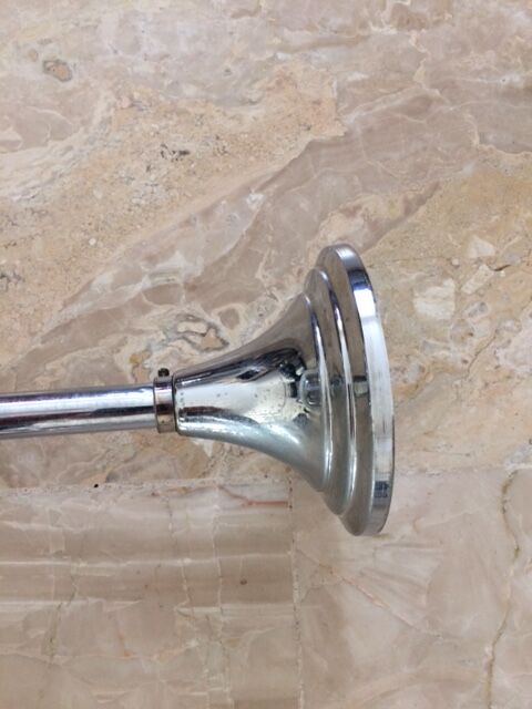 Glass chrome metal glass opalin Art Deco