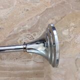 Glass chrome metal glass opalin Art Deco