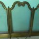 Old solid brass chimney fire barrier, 3 shutters, 2 handles