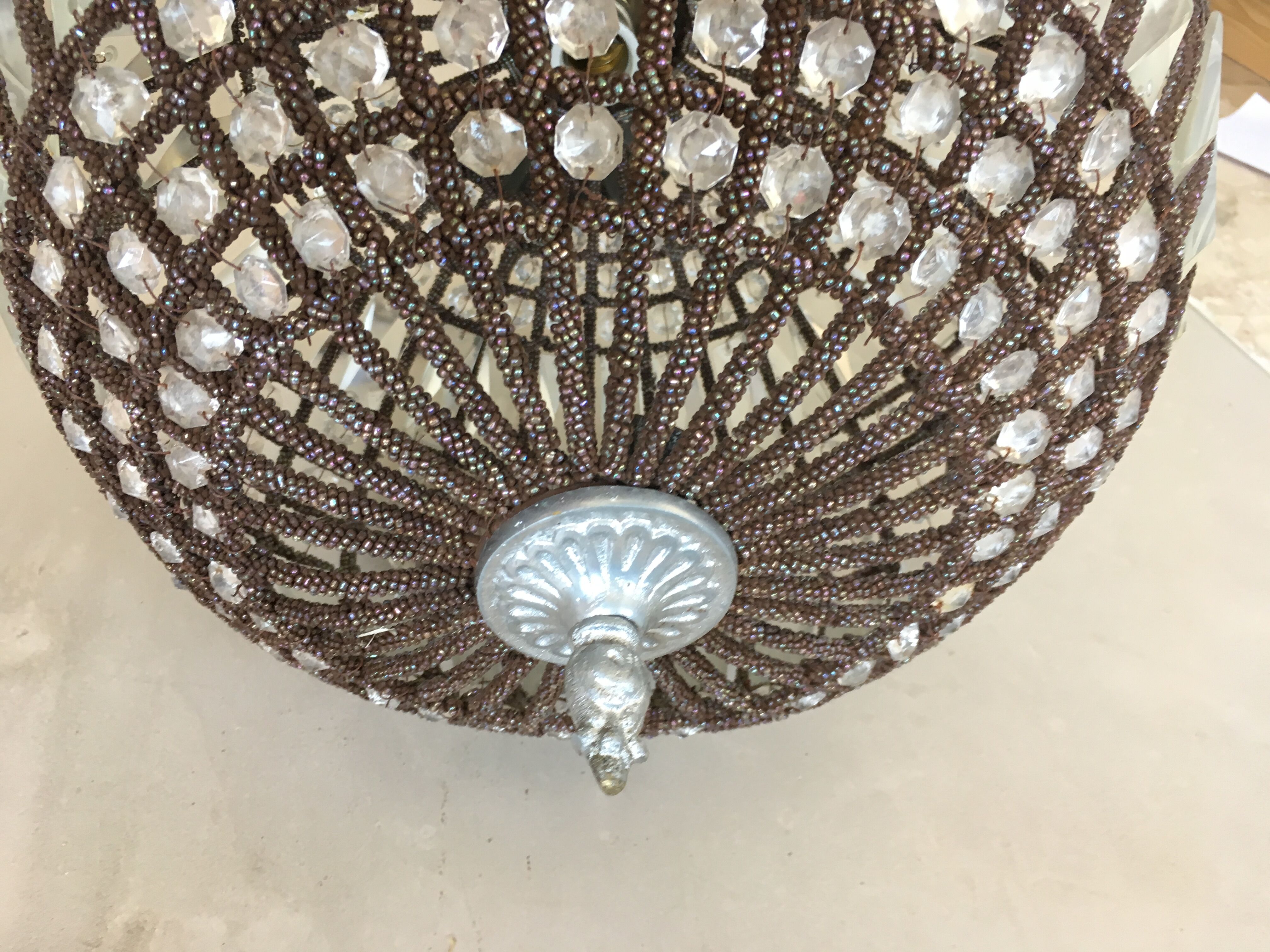 Old stamp ball hanging lamp