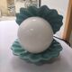 Shell lamp year 70 vintage ceramic