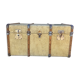 Antique wooden travel trunk