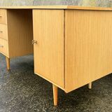 Maison Capelle desk, Scandinavian spirit, vintage, 60s.