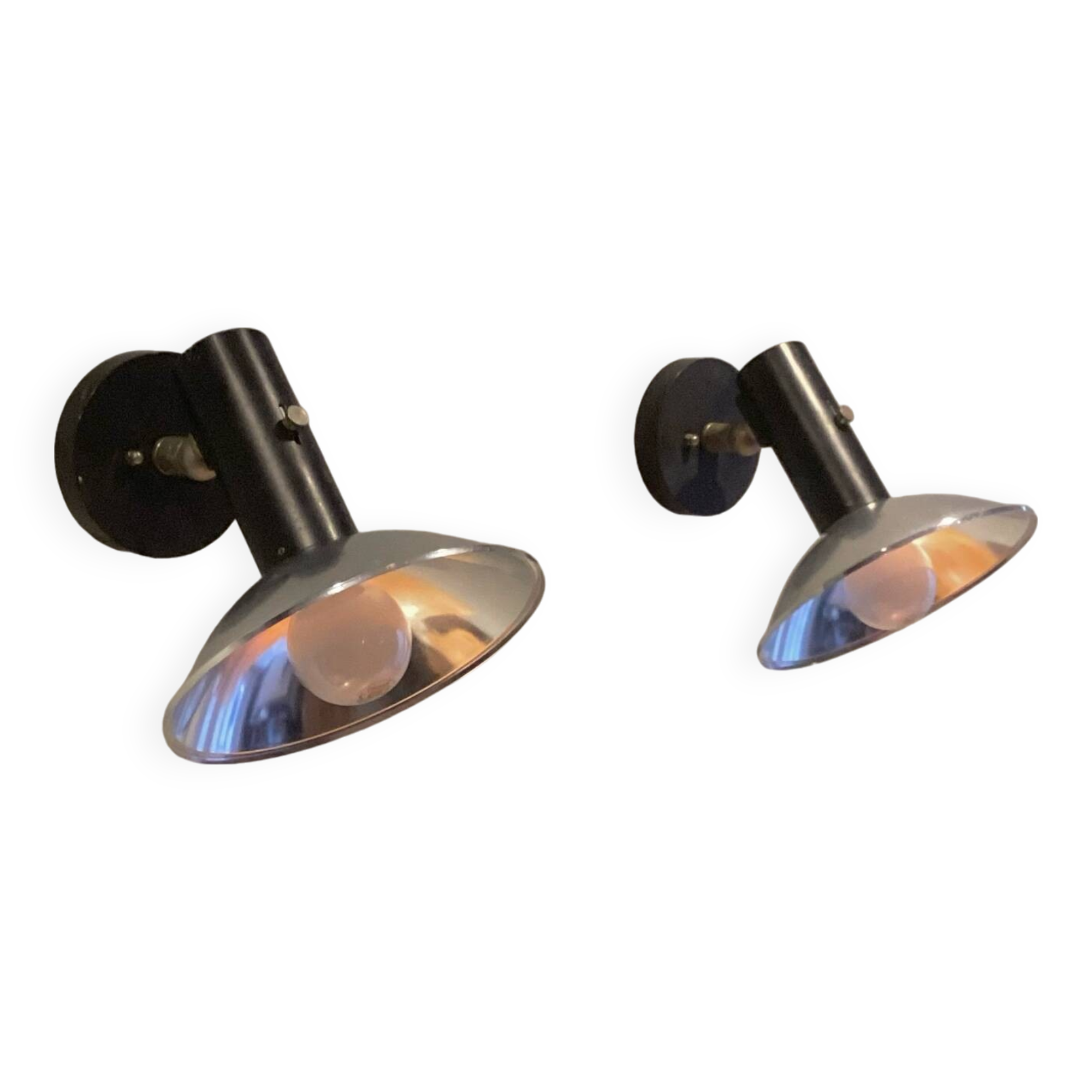 2 fantastisic design vintage wall lamps Spotlight