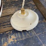 Vintage patterned opaline pendant lamp